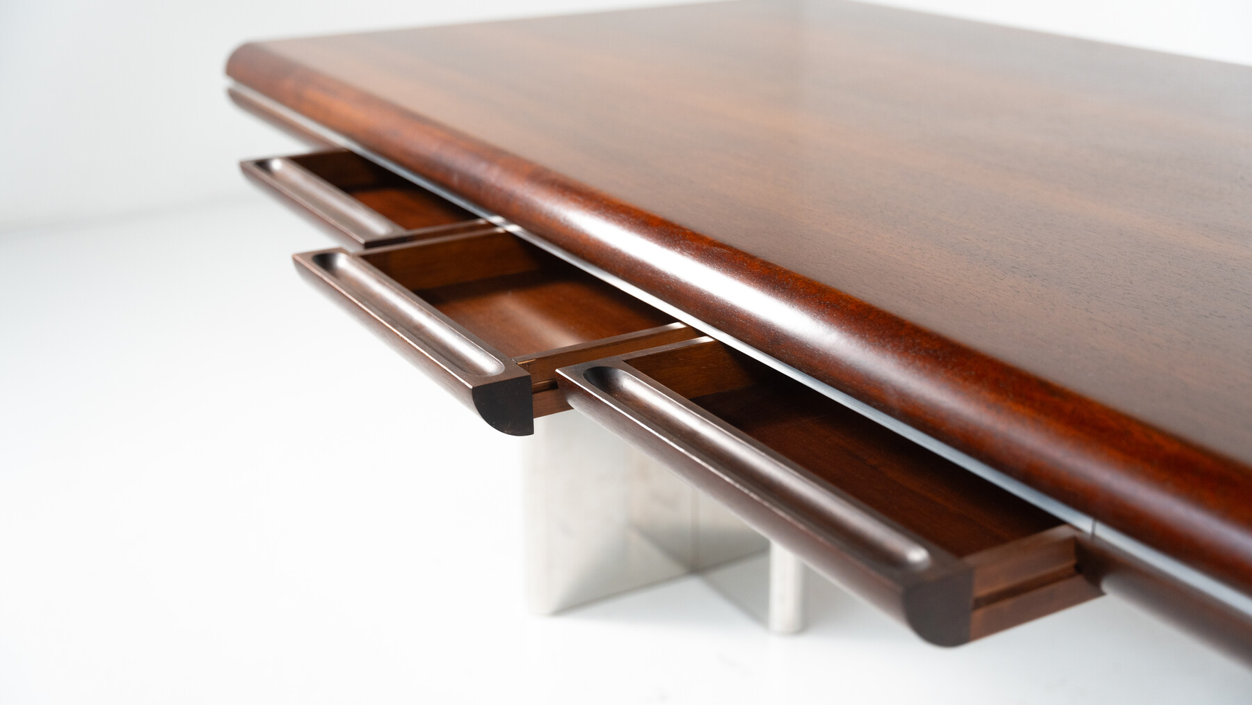 Mid-Century Modern Italian Desk by Hans von Klier for Skipper, 1970s