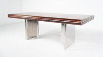 Mid-Century Modern Italian Desk by Hans von Klier for Skipper, 1970s