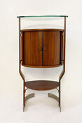 Mid-Century Modern Italian Dry Bar, Walnut, 1960s