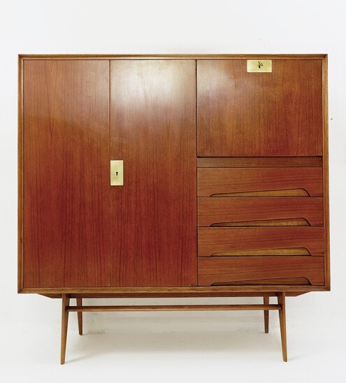 Mid Century Modern Italian highboard by Palutari Edmondo, Dassi 1950s