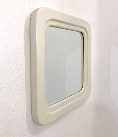 Mid-Century Modern Italian Mirror, 1980s