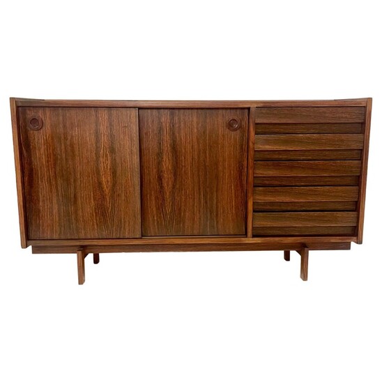 Mid-Century Modern Italian Sideboard, Wood, 1960s