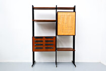 Mid-Century Modern Italian Wall Unit, 1950s