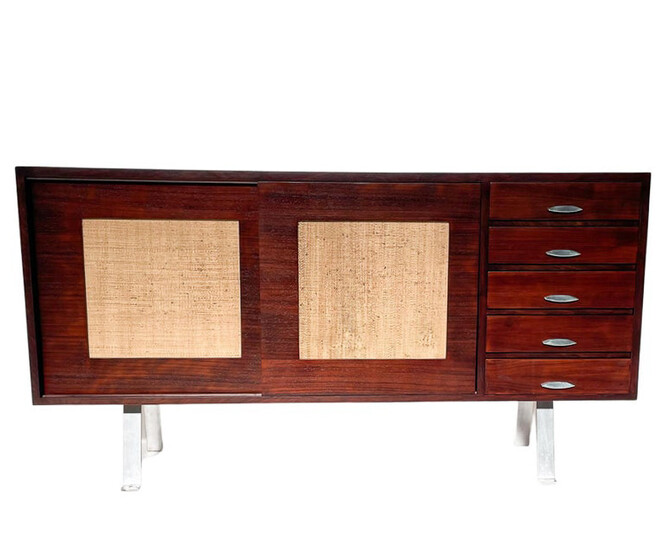 Mid-Century Modern Italian Wooden Sideboard,1960s