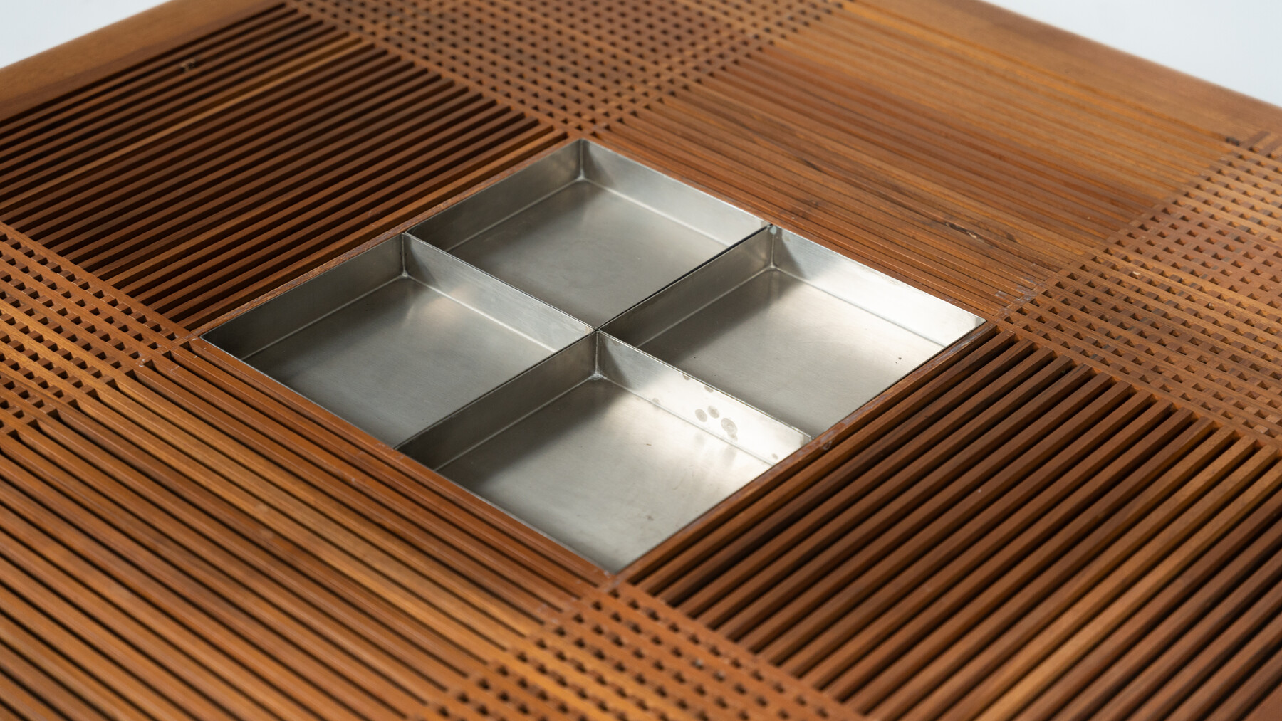 Mid-Century Modern Large Italian Coffee Table by Silvio Coppola, 1970s