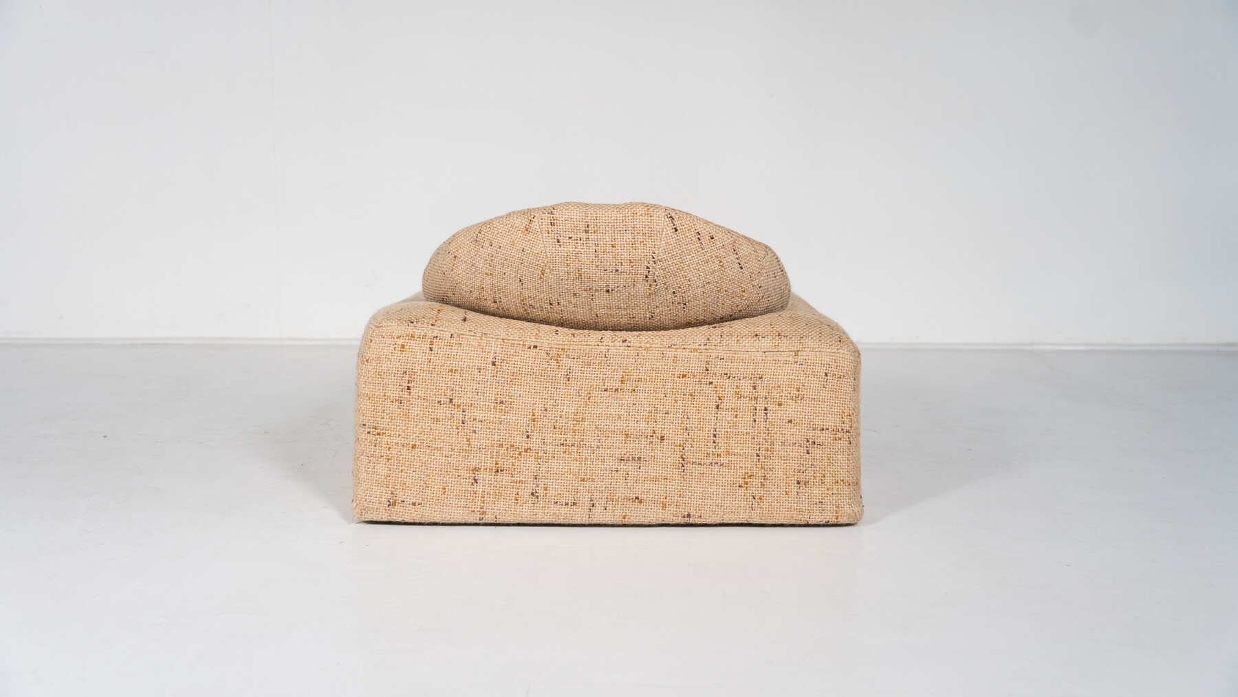 Mid-Century Modern Low Armchair, Orignal Upholstery, 1960s
