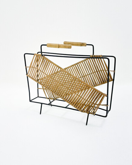 Mid-Century Modern Magazine Rack, c.1950