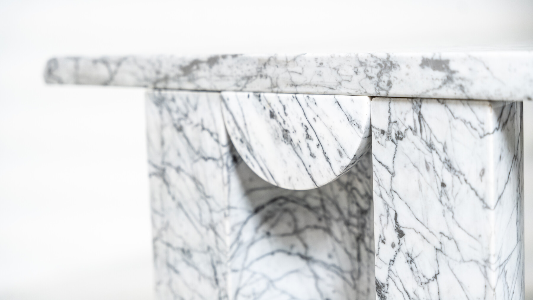 Mid-Century Modern Marble Console, Italy, 1970s