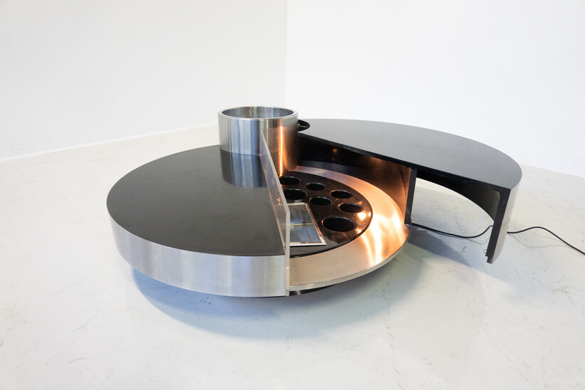Mid-Century Modern Massimo Papiri Coffee Table by Mario Sabot, Italy, 1970s