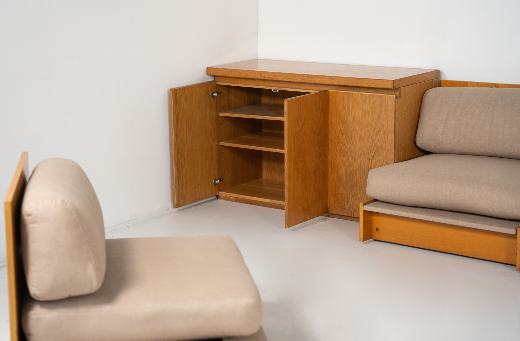 Mid-Century Modern Modular Seating Set, Italy, 1960s - New Upholstery 