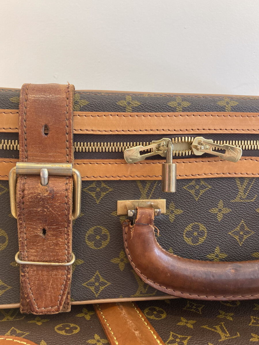 Mid-Century Modern Monogram 'Airbus' Suitcases by Louis Vuitton, France, 1980s