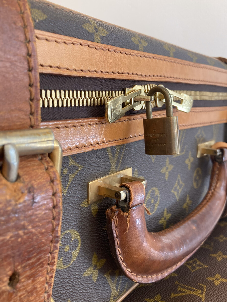 Mid-Century Modern Monogram 'Airbus' Suitcases by Louis Vuitton, France, 1980s