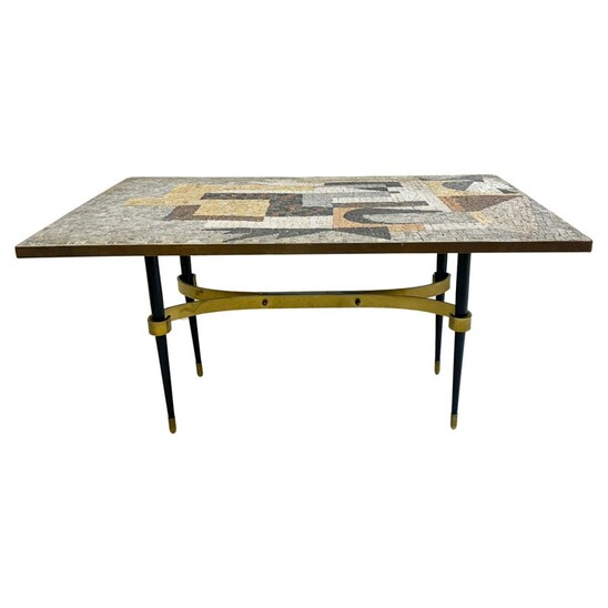 Mid-Century Modern Mosaic Coffee Table, 1970s