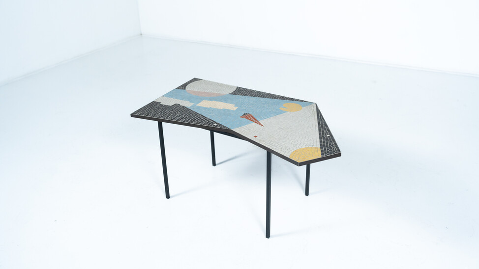 Mid-Century Modern Mosaic Coffee Table, 1970s