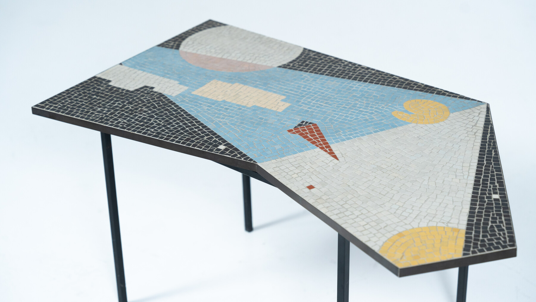 Mid-Century Modern Mosaic Side Table, 1970s