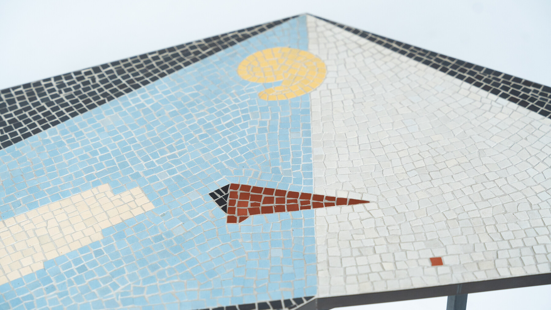 Mid-Century Modern Mosaic Side Table, 1970s