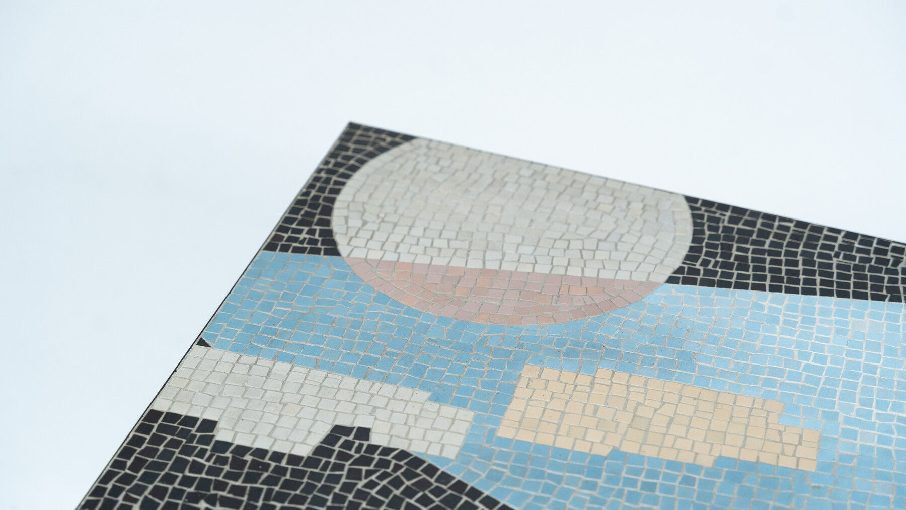 Mid-Century Modern Mosaic Side Table, 1970s
