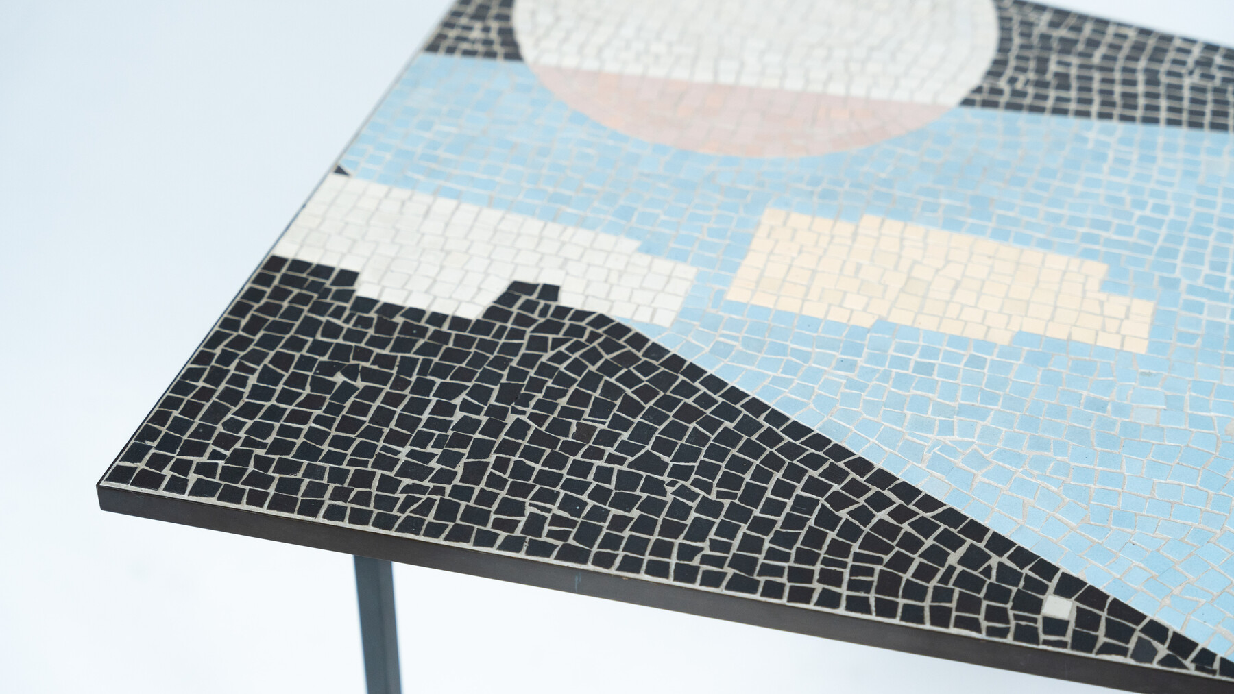 Mid-Century Modern Mosaic Side Table, 1970s