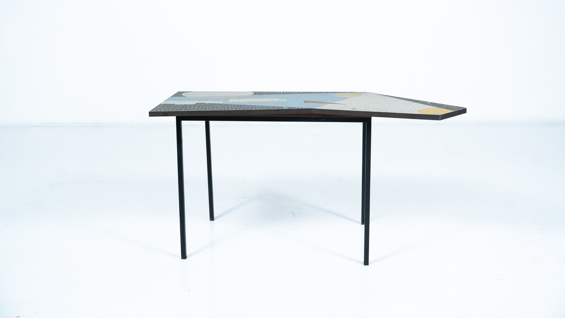 Mid-Century Modern Mosaic Side Table, 1970s