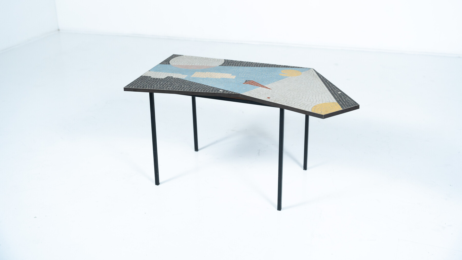 Mid-Century Modern Mosaic Side Table, 1970s
