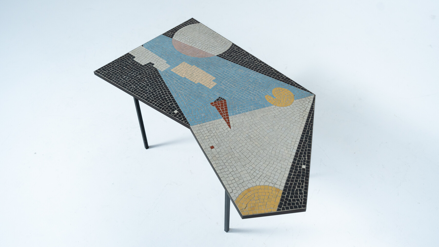 Mid-Century Modern Mosaic Side Table, 1970s