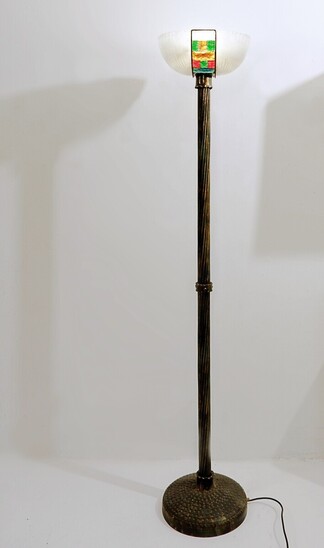 Mid-Century Modern Murano Glass Floor Lamp, Italy, In the Style of Poliarte