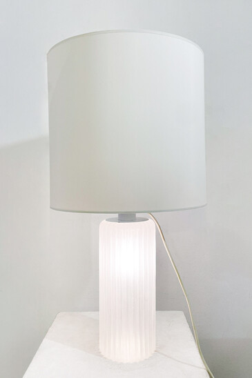 Mid-Century Modern Murano Glass Table Lamp by Gino Cenedese, Italy