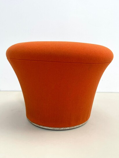 Mid-Century Modern Orange Mushroom Stool by Pierre Paulin for Artifort, 1960s