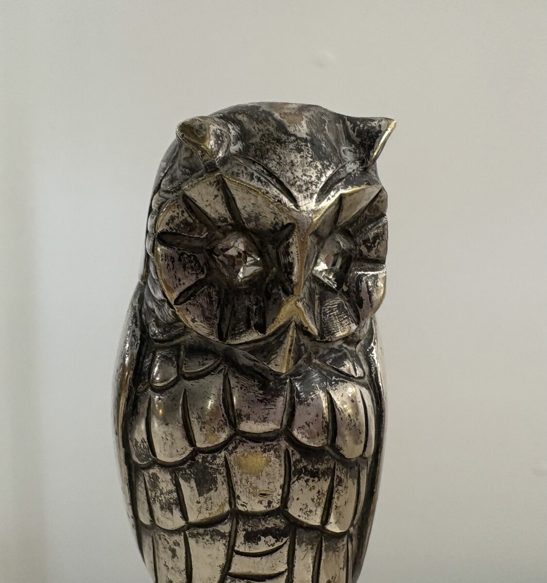 Mid-Century Modern Owl Sculpture 
