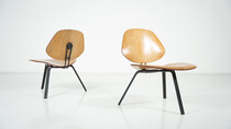 Mid-Century Modern P31 Chairs by Osvaldo Borsani, Tecno, 1950s