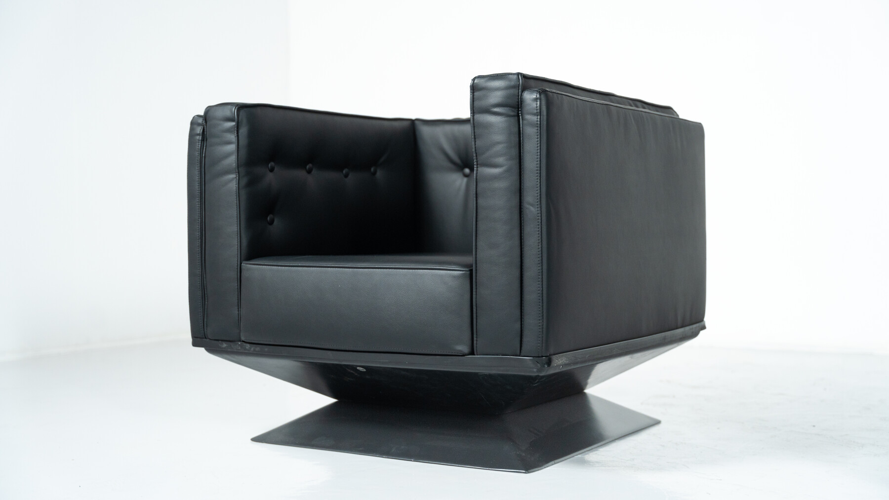 Mid-Century Modern Pair of Armchairs by Luigi Pellegrin for MIM Roma, Italy, 1950s