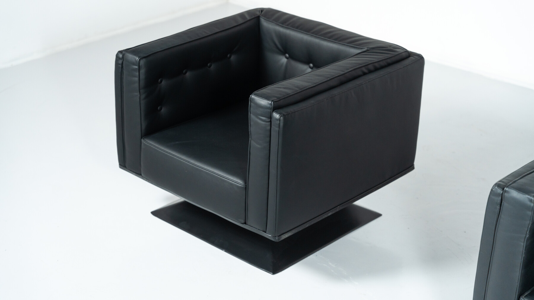 Mid-Century Modern Pair of Armchairs by Luigi Pellegrin for MIM Roma, Italy, 1950s