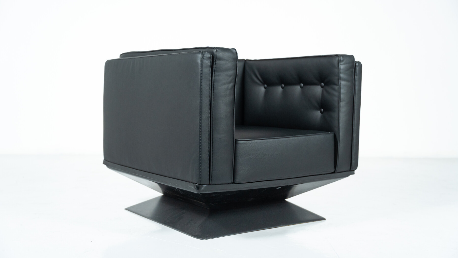 Mid-Century Modern Pair of Armchairs by Luigi Pellegrin for MIM Roma, Italy, 1950s