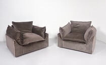 Mid-Century Modern Pair of Armchairs 