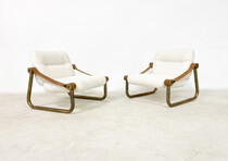Mid-Century Modern Pair of Armchairs, Italy, 1960s