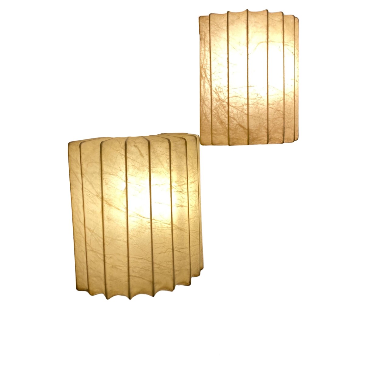 Mid-Century Modern Pair of Cocoon Wall lights, 1960s