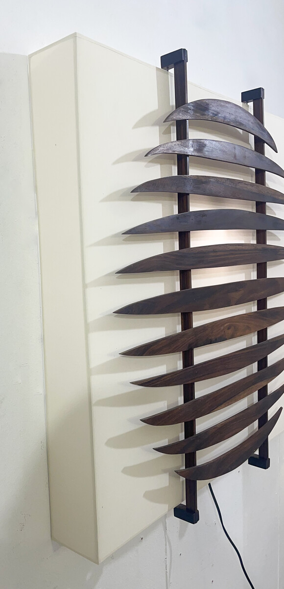 Mid-Century Modern Pair of Light Panels , Italy, 1960s