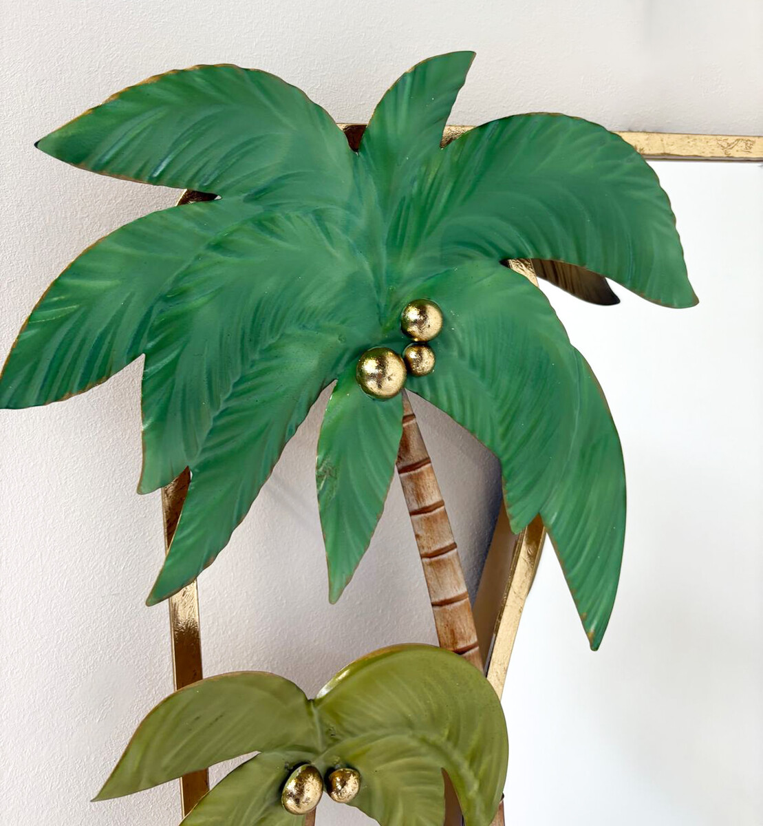 Mid-Century Modern Palm Mirror, Italy