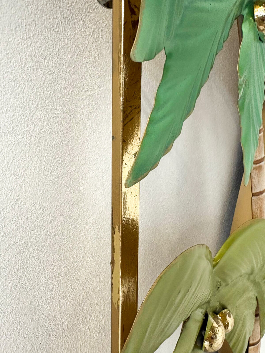 Mid-Century Modern Palm Mirror, Italy