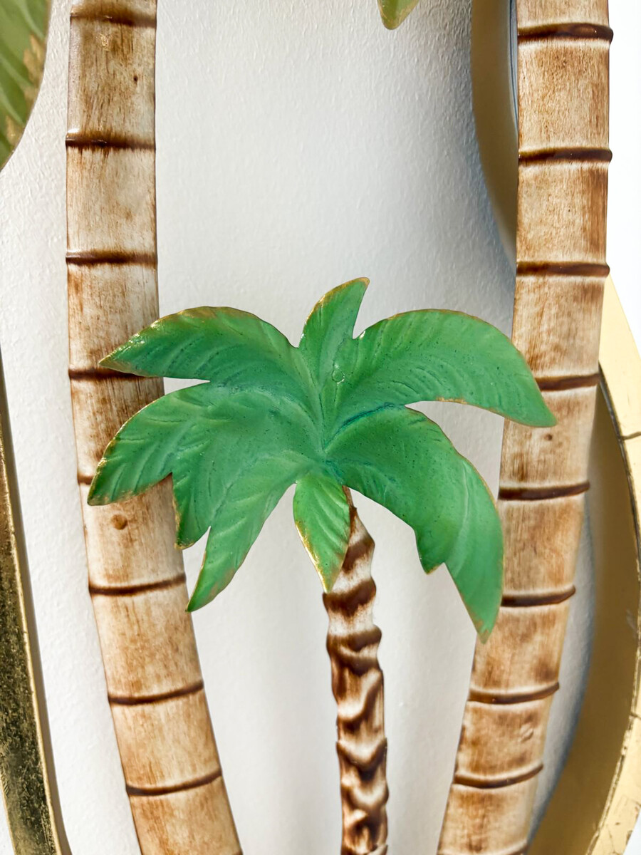 Mid-Century Modern Palm Mirror, Italy