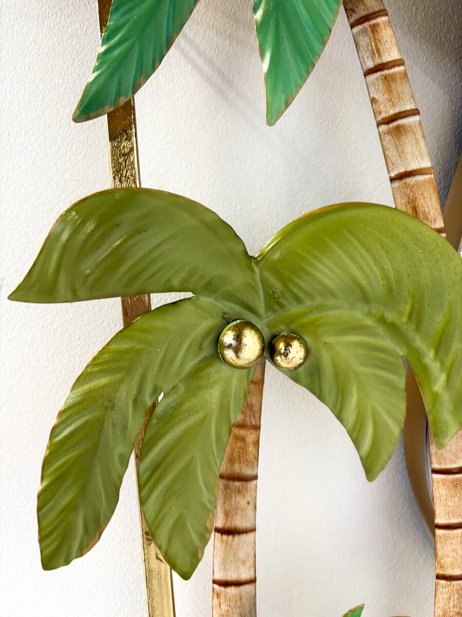 Mid-Century Modern Palm Mirror, Italy