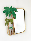 Mid-Century Modern Palm Mirror, Italy