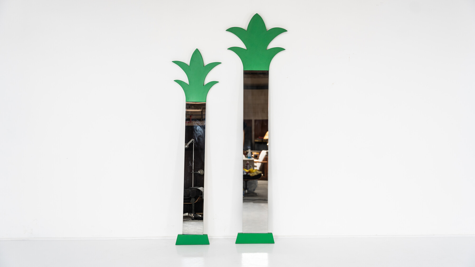 Mid-Century Modern Palm Tree Mirrors, Italy