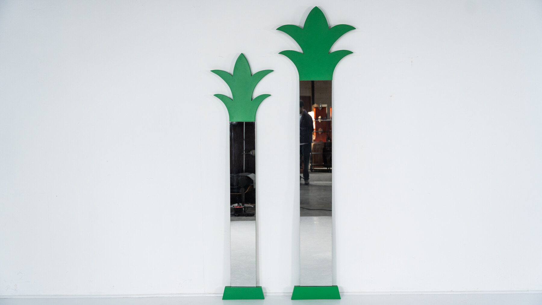 Mid-Century Modern Palm Tree Mirrors, Italy
