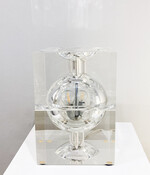 Mid-Century Modern Plexiglass Table Lamp, 1970s