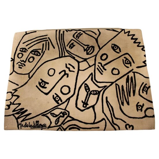Mid-Century Modern Rug by Jean-Charles de Castelbajac