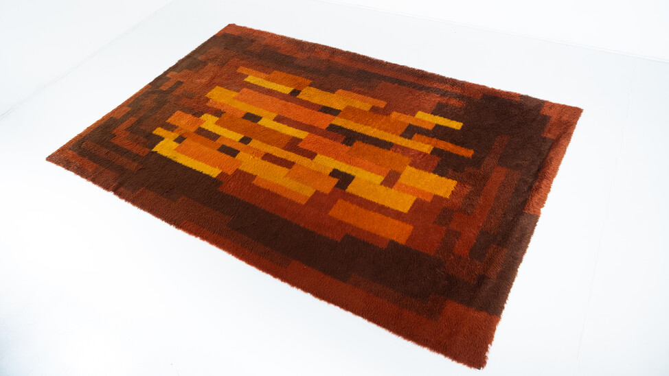 Mid-Century Modern Rug, Italy, 1970s