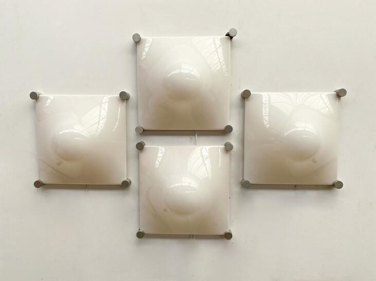 Mid-Century Modern Sconce by Martinelli Luce, Italy, 1970s - 40 Available
