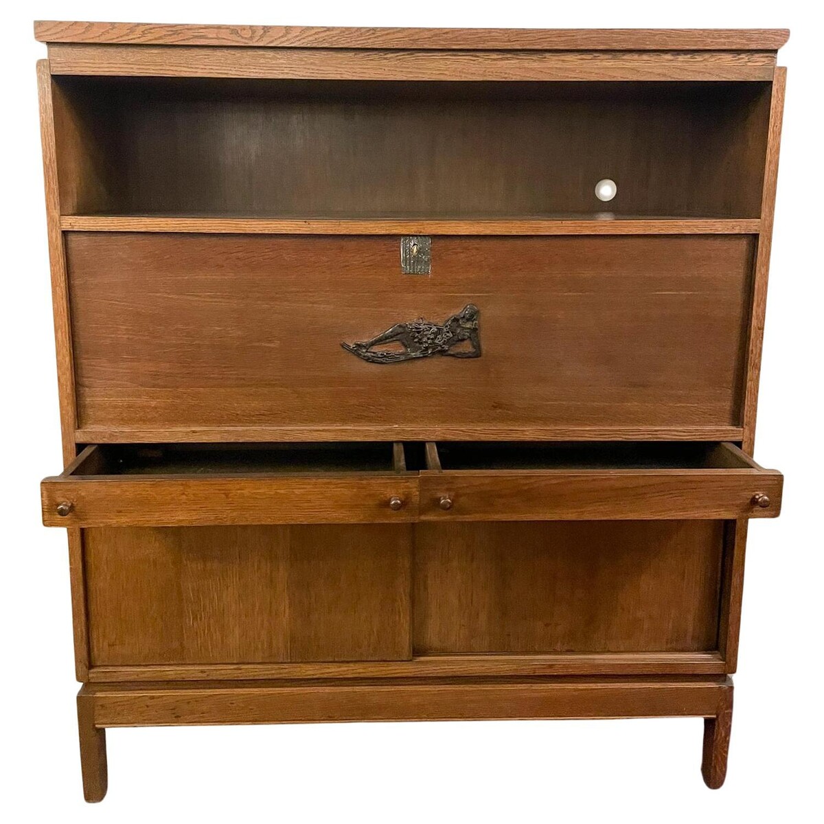 Mid-Century Modern Secretary by Emiel Veranneman, 1950s