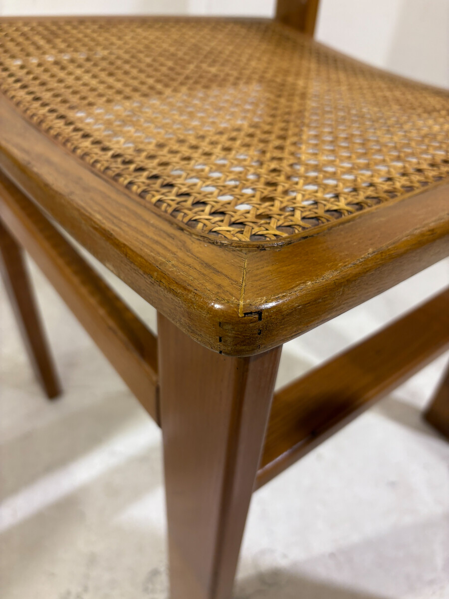 Mid-Century Modern Set of 4 Chairs Model 